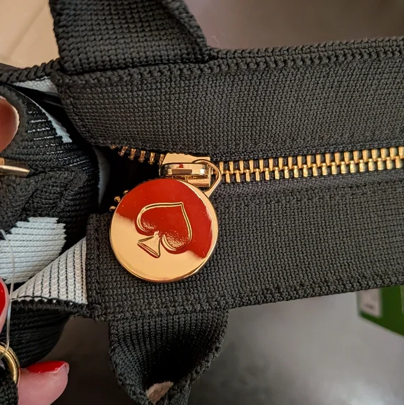 Kate Spade Black & White Polka Dot Crossbody Bag - Limited Edition Target Collab - Picture 4 of 9